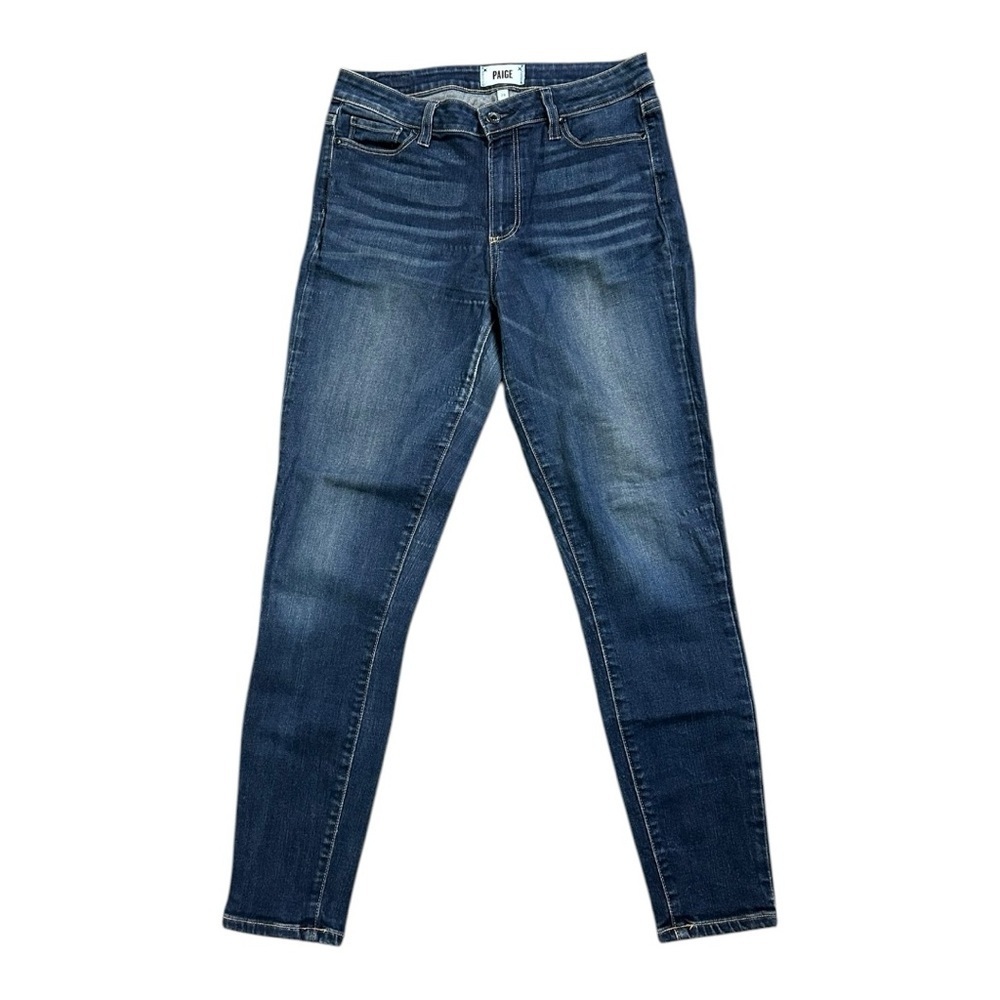 PAIGE Hoxton Ankle Dark Blue Skinny Jeans Size 28